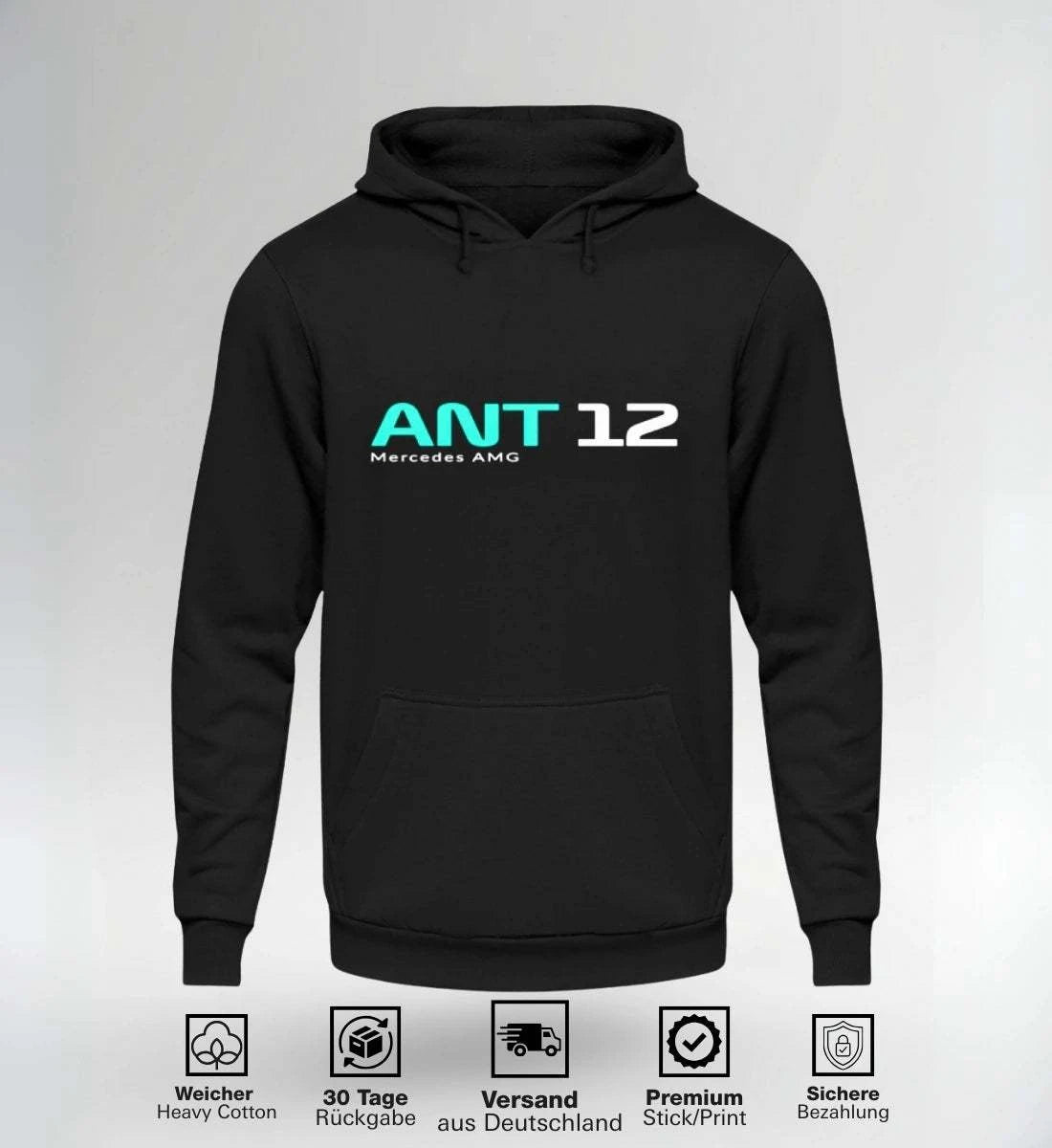 Image of NOVAWEAR ANT 12 Motorsport Hoodie – Limited Edition Streetwear